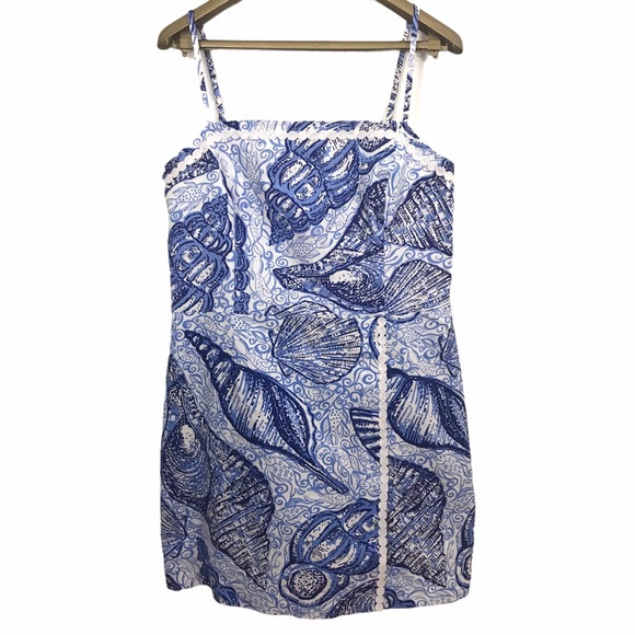 Lilly Pulitzer Jesse Romper Seashell Skort Sleeveless Dress - Picture 3 of 10